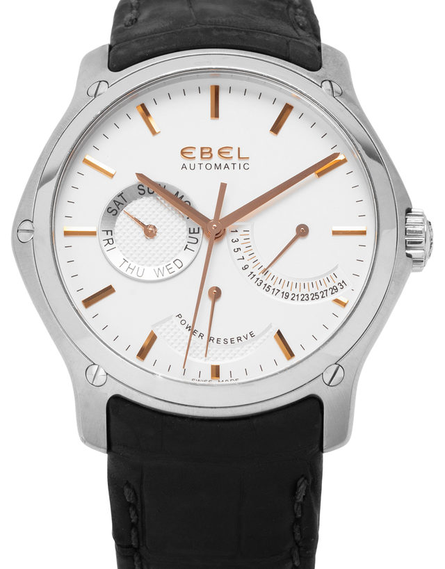 Ebel Classic Hexagon 9303f61  Baton  2011  Very Good  Case Material Steel  Bracelet Material: Leather