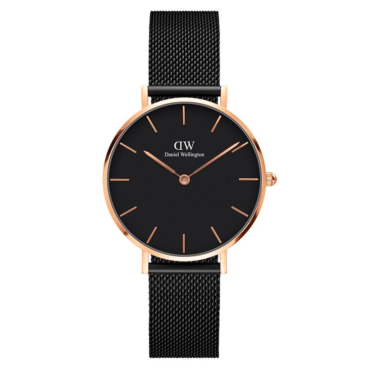 Daniel Wellington Classic Petite Ashfield Black Dial Watch