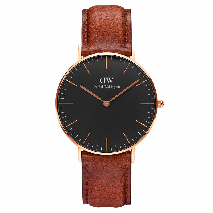 Daniel Wellington Classic St Mawes Black Dial Watch