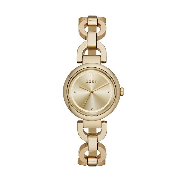 Dkny Eastside Ladies Yellow Gold Plated Bracelet Watch