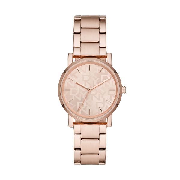 Dkny Soho Ladies Rose Gold Tone Bracelet Watch