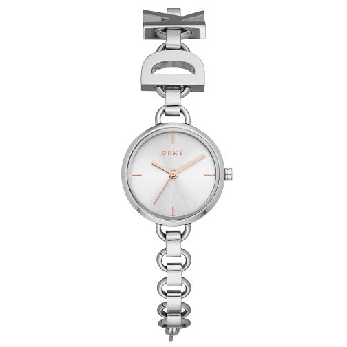 Dkny Soho Ladies Stainless Steel Logo Bracelet Watch