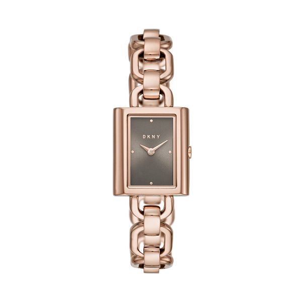 Dkny Uptown Ladies Rose Gold Tone Bracelet Watch
