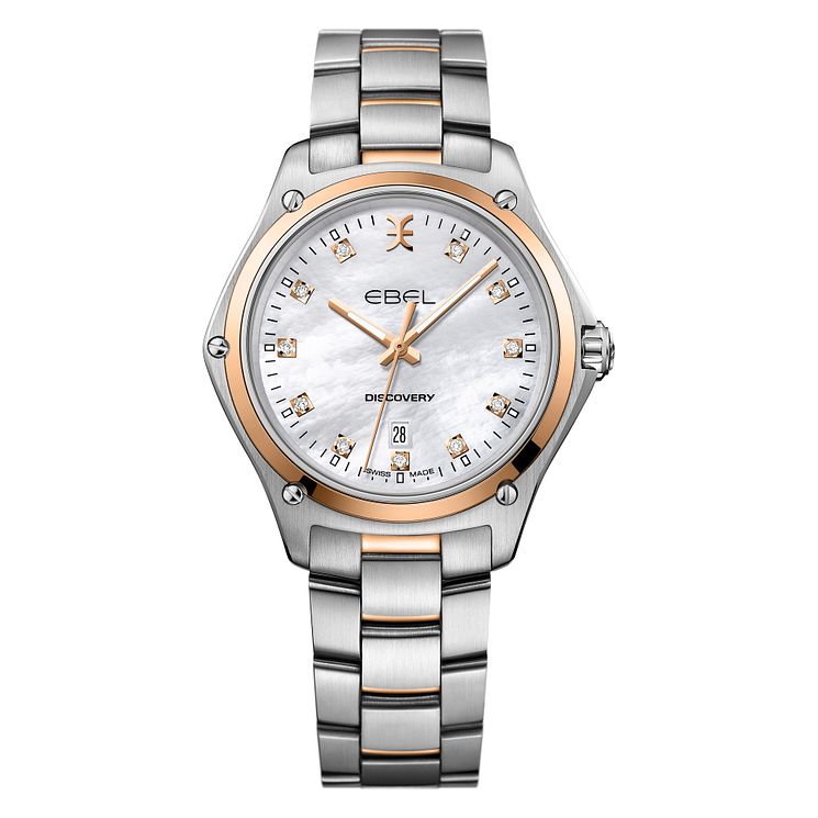 Ebel Discovery Ladies Two Colour Mother Of Pearl Watch