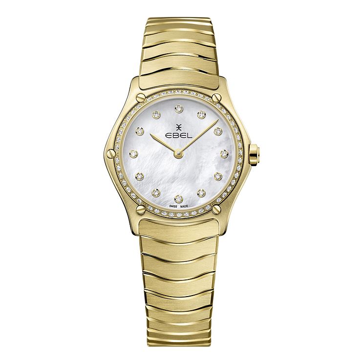 Ebel Sport Classic Diamond Ladies 18ct Gold Bracelet Watch