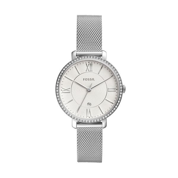 Fossil Jacqueline Stainless Steel Mesh Bracelet Watch