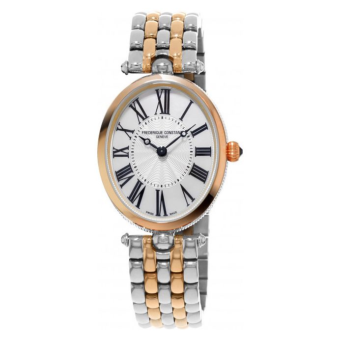 Frederique Constant Art Deco Ladies Two-tone Bracelet Watch
