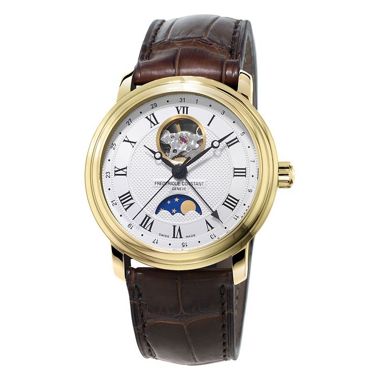 Frederique Constant Classics Mens Gold Plated Watch