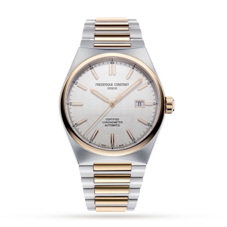 Frederique Constant Highlife Mens Two Tone Bracelet Watch