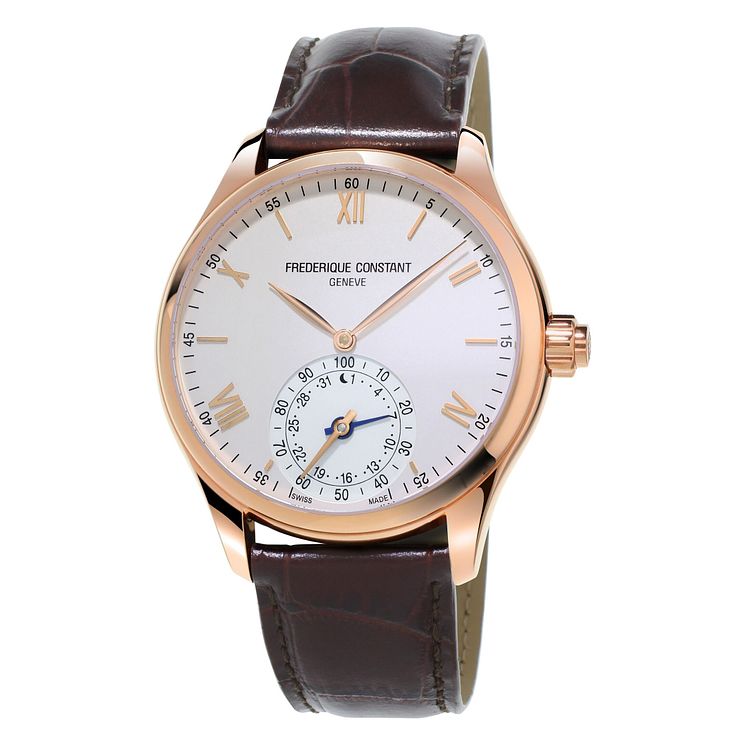 Frederique Constant Mens Rose Gold Plated Smartwatch
