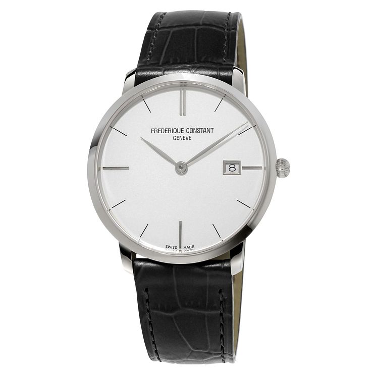 Frederique Constant Slimline Mens Steel Strap Watch