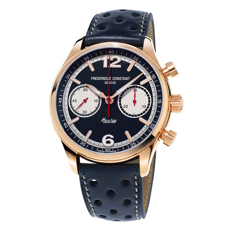 Frederique Constant Vintage Rally Healey Mens Strap Watch
