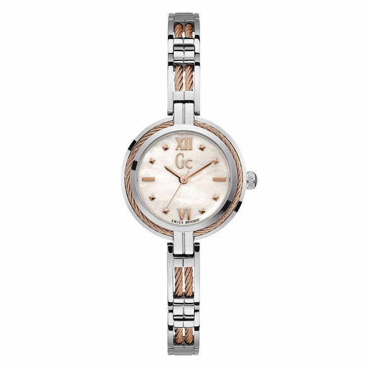Gc Bijou Cable Ladies Stainless Steel Bracelet Watch