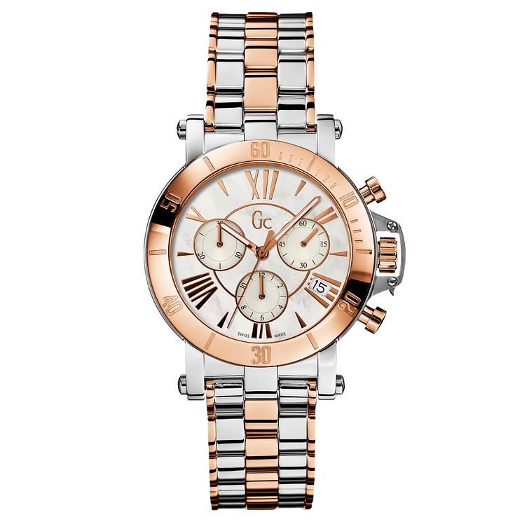 Gc Femme Ladies Two-tone Bracelet Watch