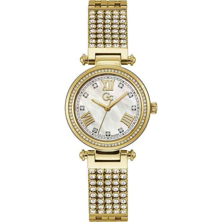 Gc Primechic Ladies Yellow Gold Tone Bracelet Watch