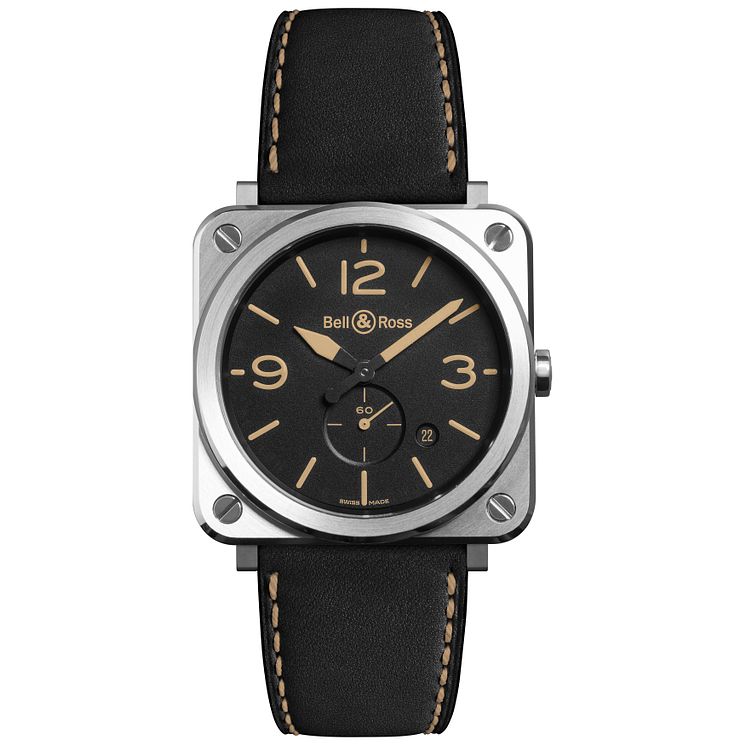 BellandRoss Mens Stainless Steelstrap Watch