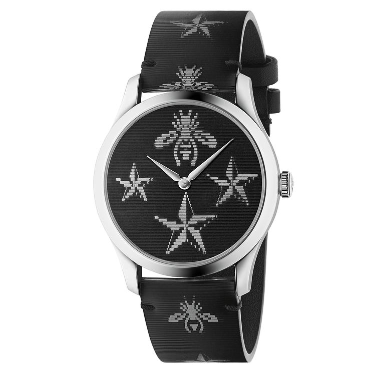 Gucci G-timeless Contemporary Hologram Rubber Strap Watch