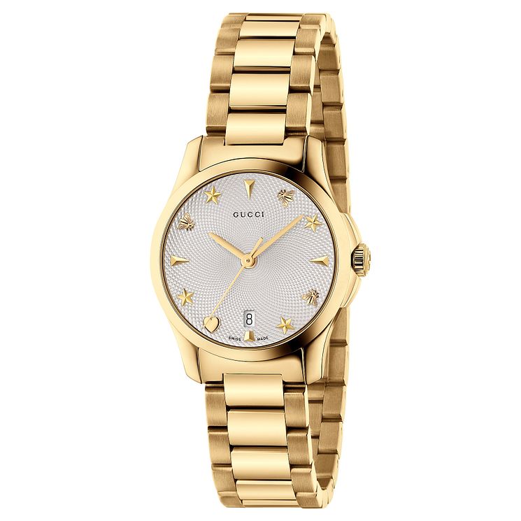 Gucci G-timeless Gold Tone Bracelet Watch