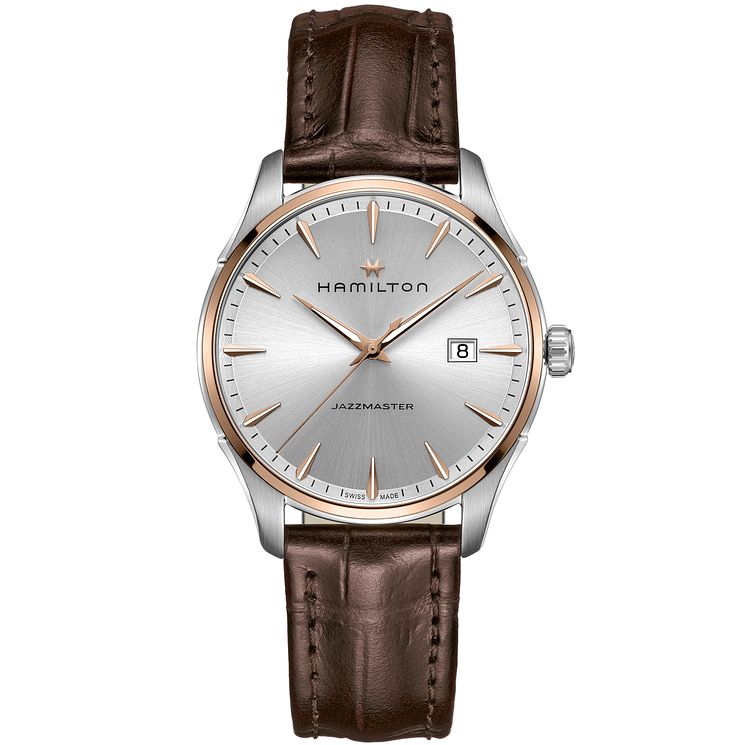 Hamilton Mens Stainless Steel Strap Watch