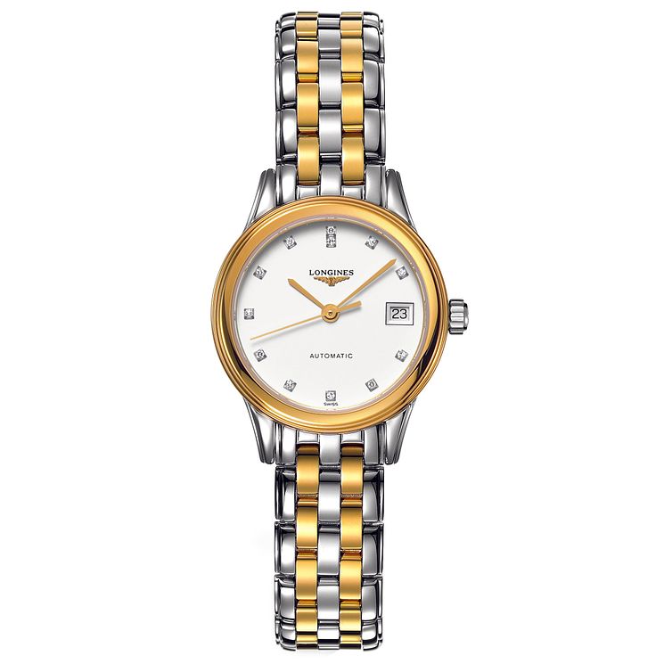 Longines Flagship Ladies Diamond Two Colour Watch