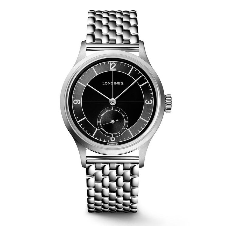 Longines Heritage Classic Mens Stainless Steel Watch