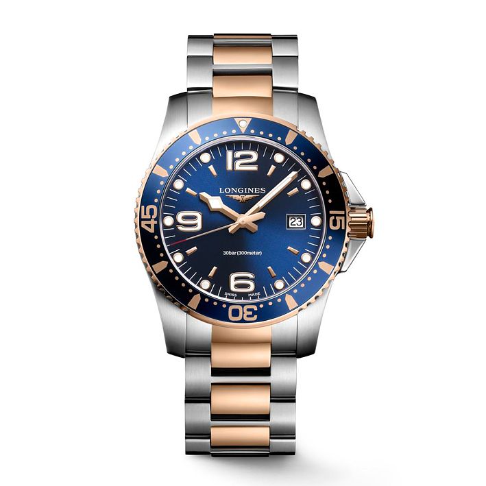 Longines Hydroconquest Mens Two Colour Bracelet Watch