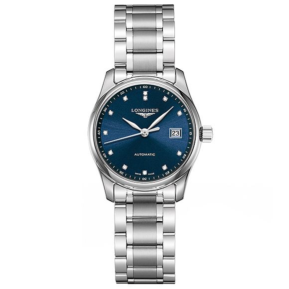 Longines Master Collection Ladies Blue Dial Bracelet Watch