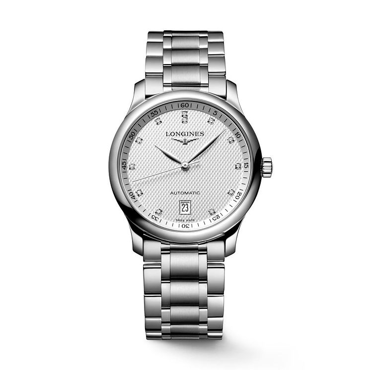 Longines Master Collection Mens Diamond Bracelet Watch