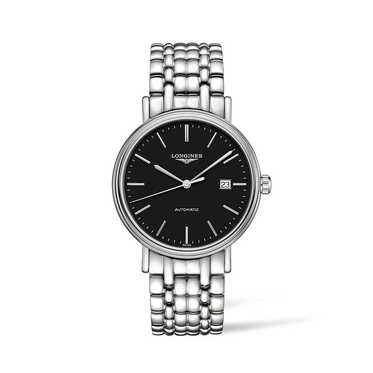 Longines Presence Mens Stainless Steel Bracelet Watch