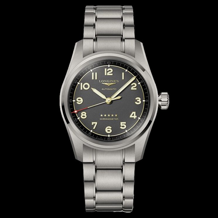 Longines Spirit Mens Titanium Bracelet Watch