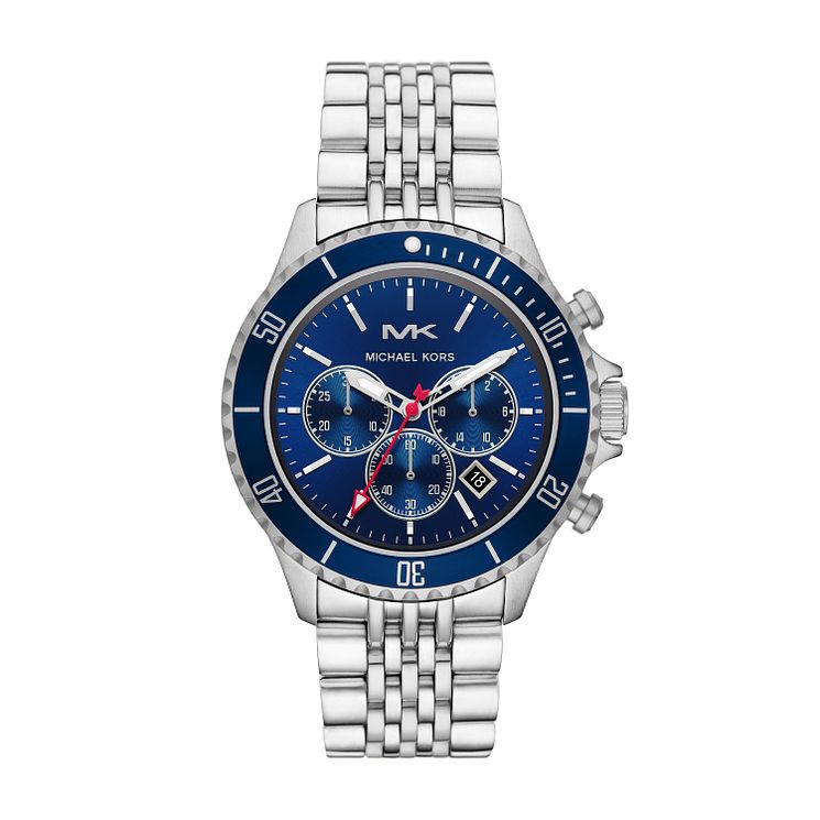 Michael Kors Bayville Mens Stainless Steel Bracelet Watch