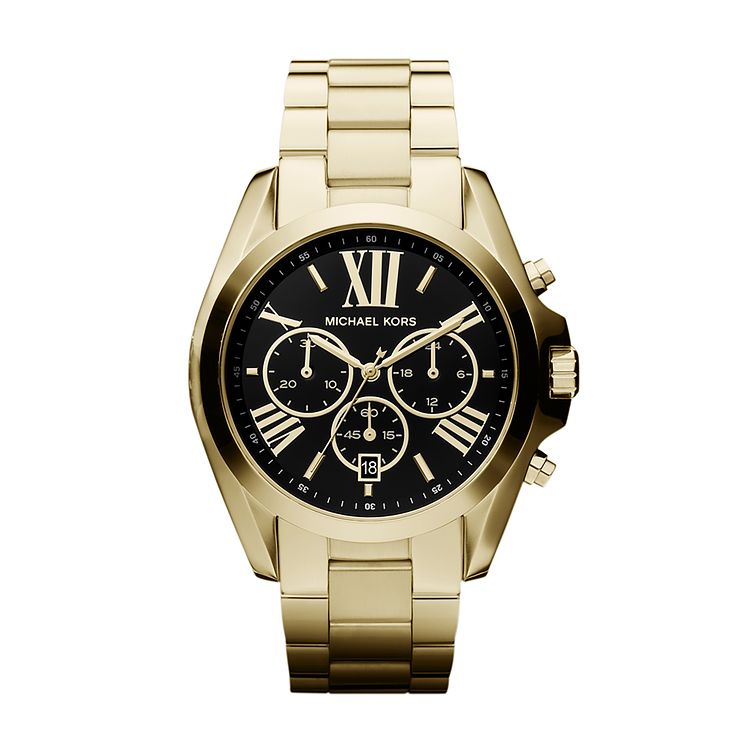 Michael Kors Bradshaw Ladies Rose Gold Tone Bracelet Watch