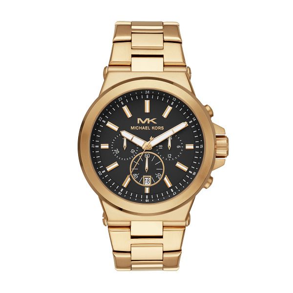 Michael Kors Dylan Mens Gold Plated Bracelet Watch