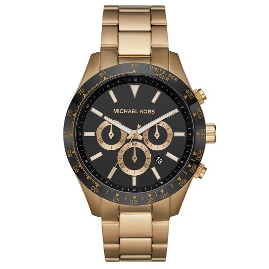 Michael Kors Gage Chronograph Ion Plated Bracelet Watch