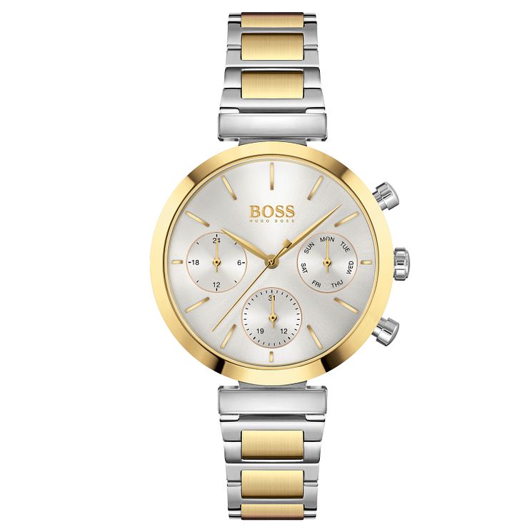 Boss Flawless Ladies Two Tone Bracelet Watch