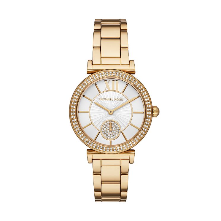 Michael Kors Mini Abbey Ladies Gold Tone Bracelet Watch