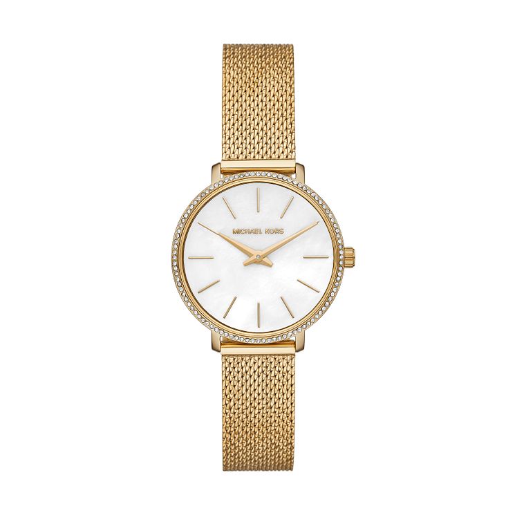 Michael Kors Mini Pyper Ladies Gold Tone Bracelet Watch