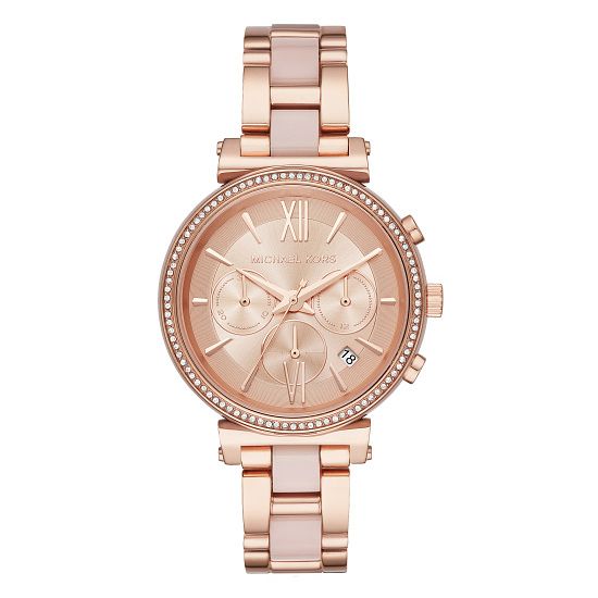 Michael Kors Sofie Ladies Rose Gold Tone Pink Watch