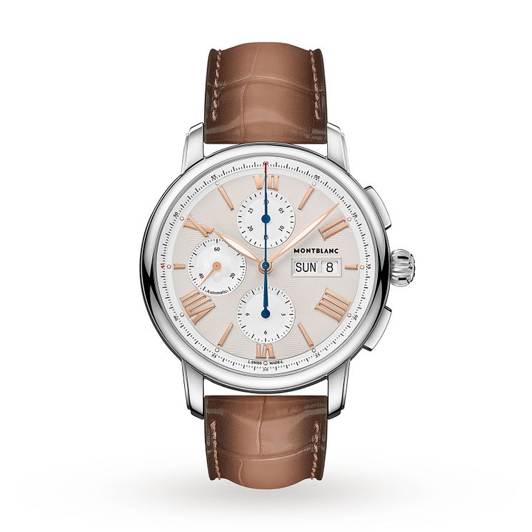 Montblanc Star Legacy Ladies Brown Leather Strap Watch