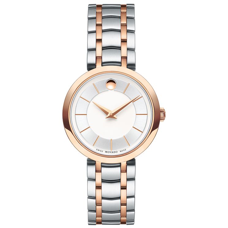 Movado 1881 Quartz Ladies 2 Colour Bracelet Watch