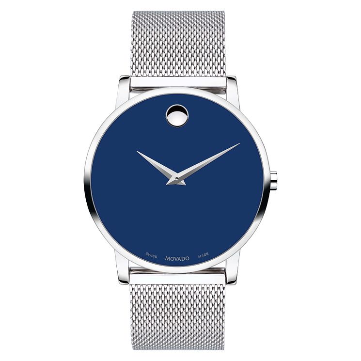 Movado Museum Classic Mens Stainless Steel Bracelet Watch
