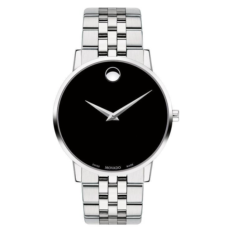 Movado Museum Mens Stainless Steel Bracelet Watch