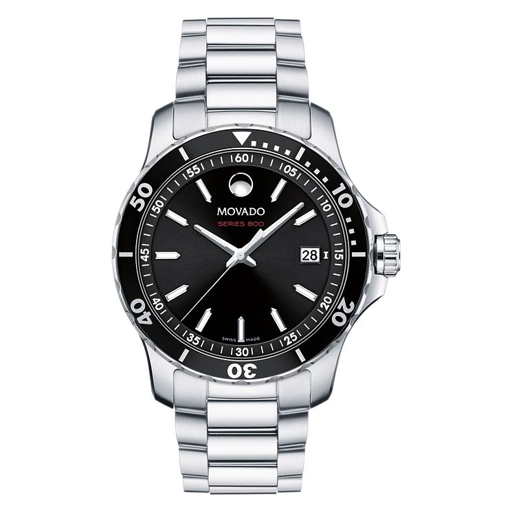 Movado Series 800 Mens Stainless Steel Bracelet Watch