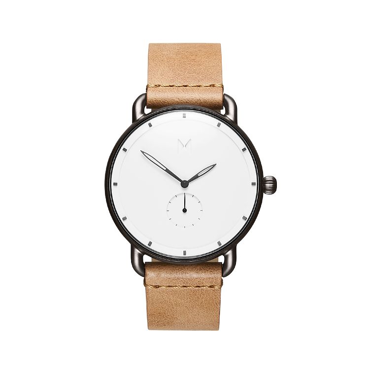 Mvmt Revolver Mens Tan Leather Strap Watch