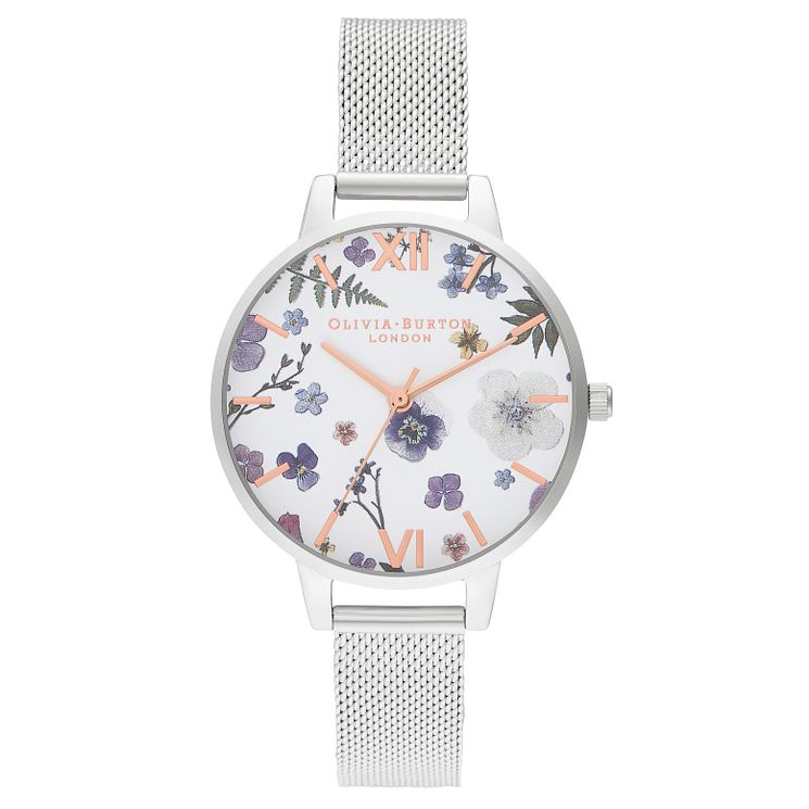 Olivia Burton Artisan Stainless Steel Mesh Bracelet Watch