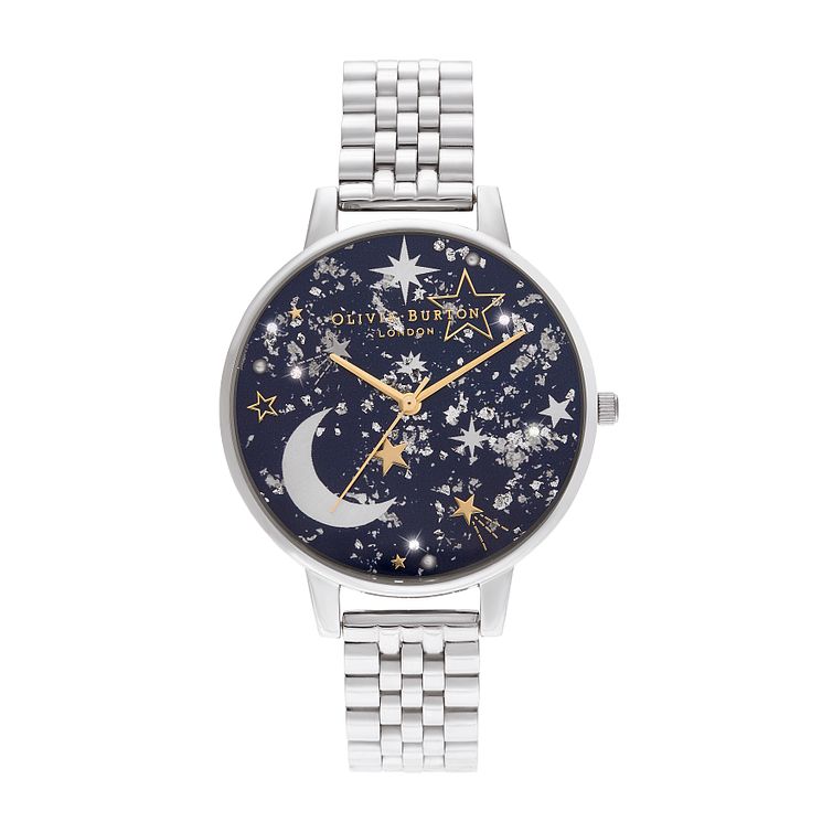 Olivia Burton Celestial Stainless Steel Bracelet Watch