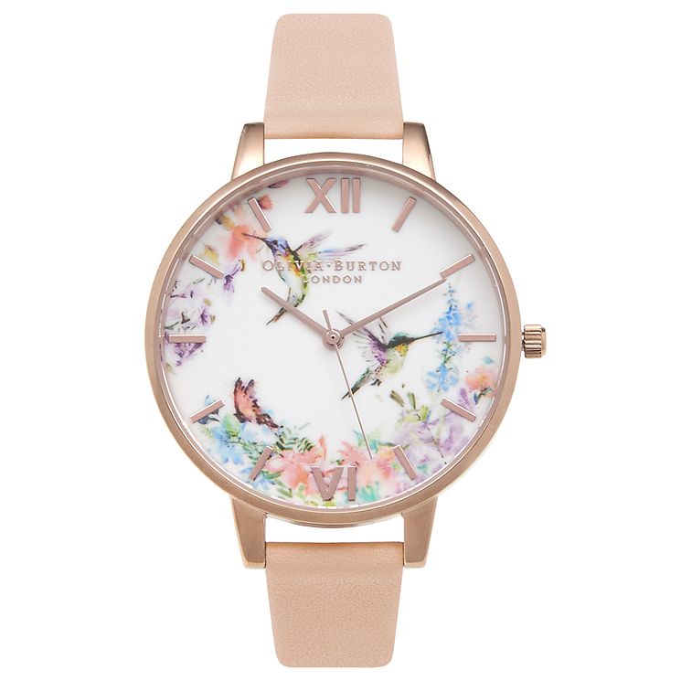 Olivia Burton Hummingbird Rose Gold Metal Plated Watch
