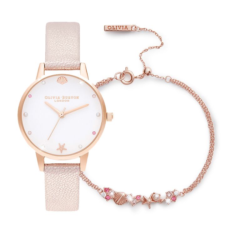 Olivia Burton Under The Sea WatchandBracelet Gift Set