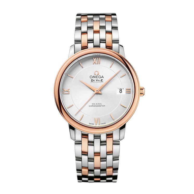 Omega De Ville Mens Two Colour Bracelet Watch