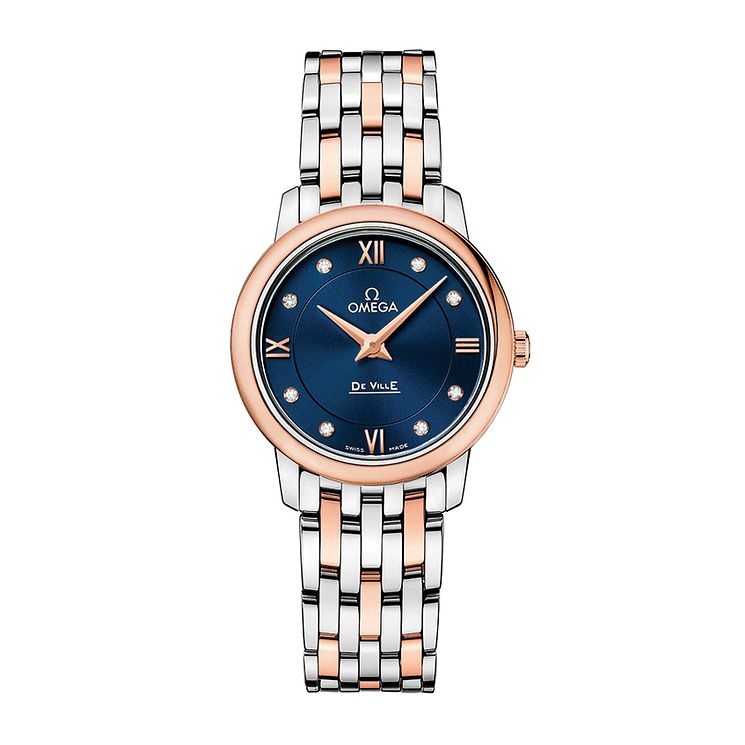 Omega De Ville Prestige Ladies Two-tone Bracelet Watch
